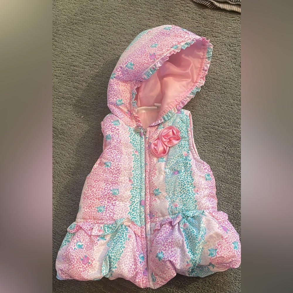 18M floral vest